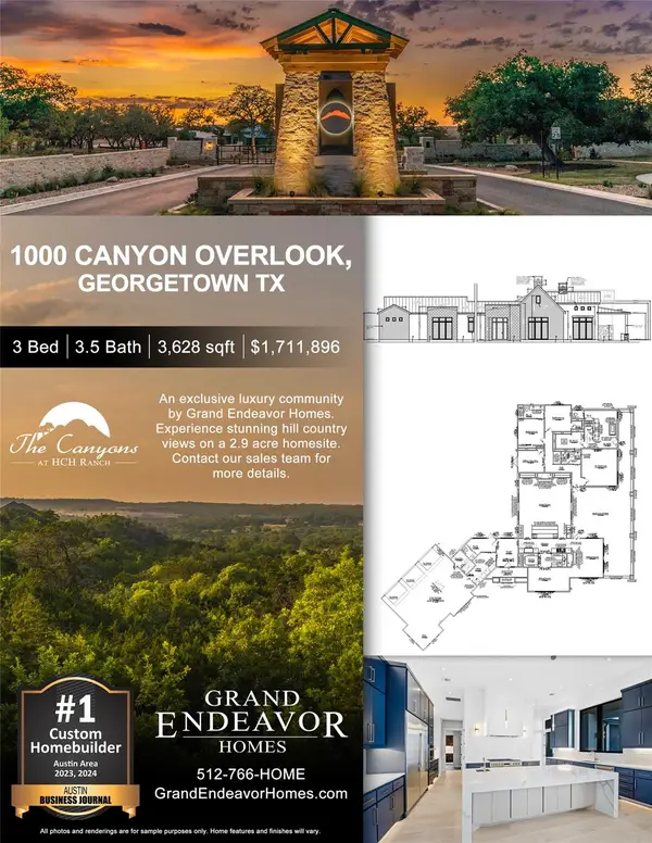 1000 Canyon Overlook, Georgetown, TX 78633