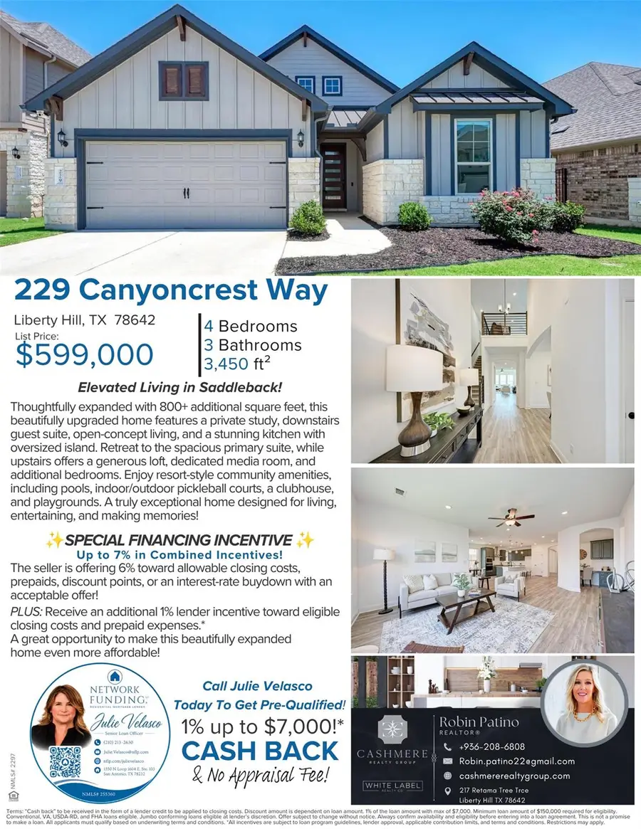229 Canyoncrest Way, Liberty Hill, TX 78642 - #2