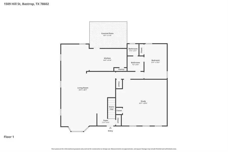 1509 Hill St, Bastrop, TX 78602 - #3