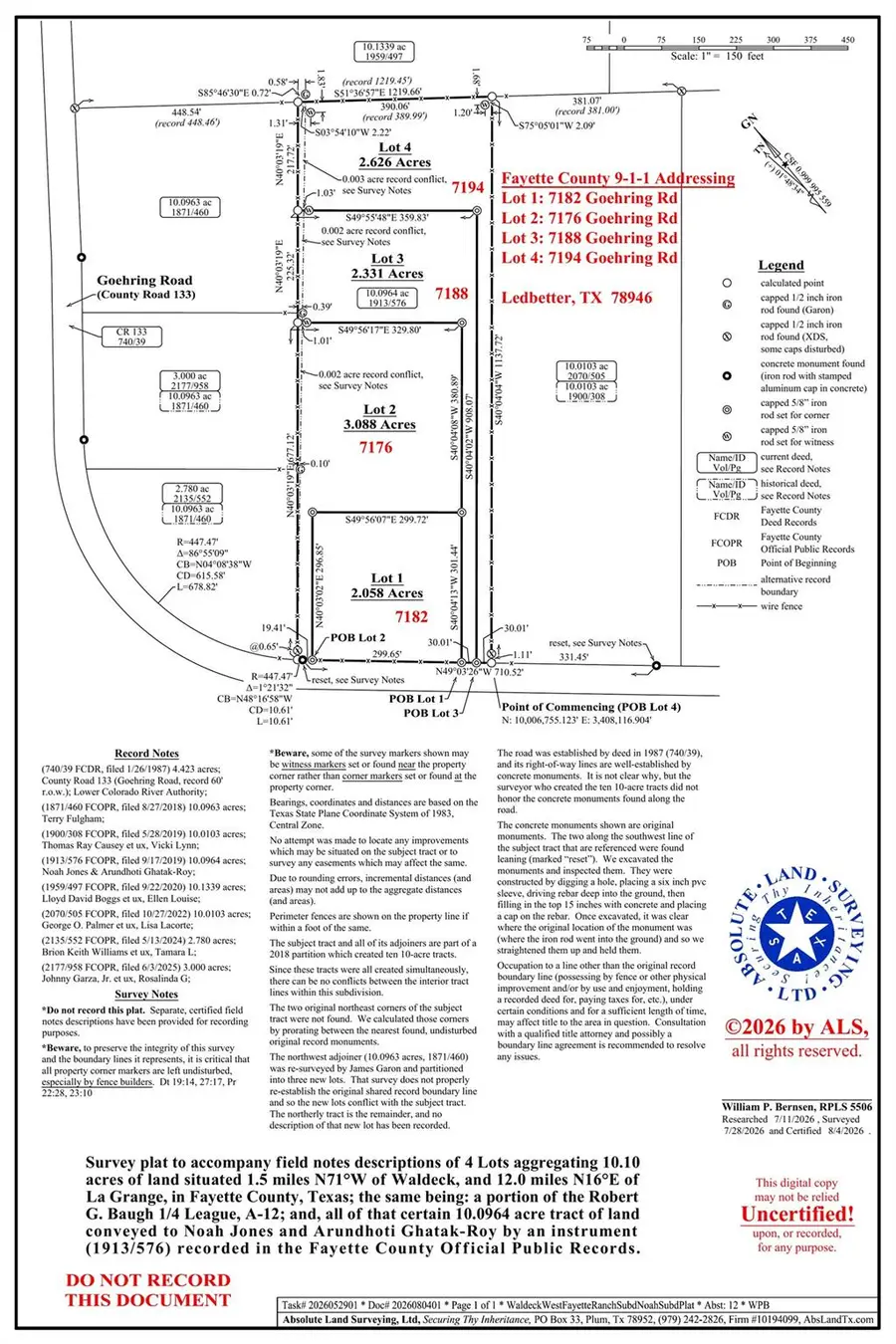 7188 Goehring Rd, Ledbetter, TX 78946 - #3