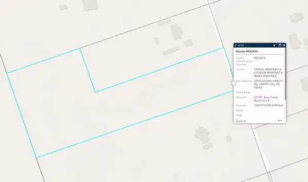 524 Blessing Ranch Rd, Liberty Hill, TX 78642