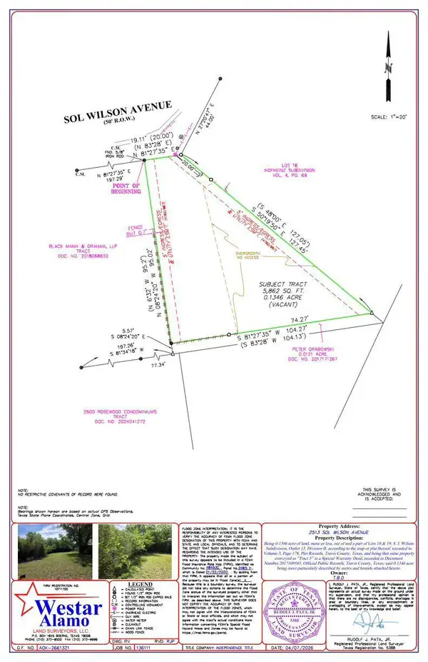 2513 Sol Wilson Ave, Austin, TX 78702