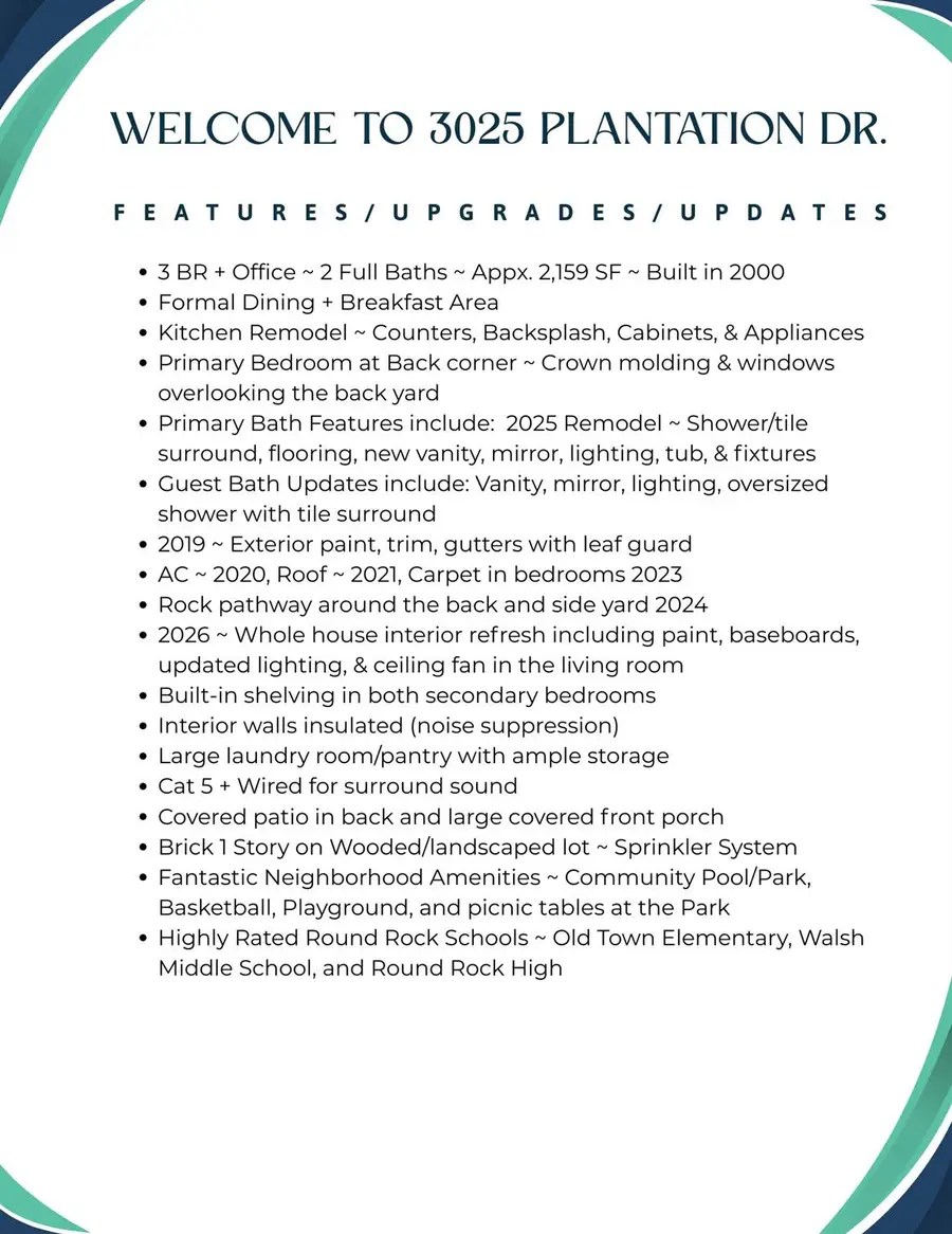 3025 Plantation Dr, Round Rock, TX 78681 - #2