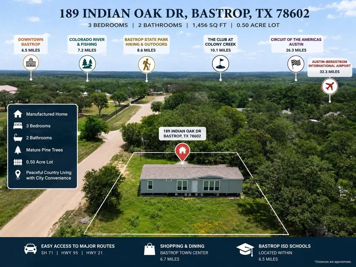 189 Indian Oak Dr #A, Bastrop, TX 78602 - #1