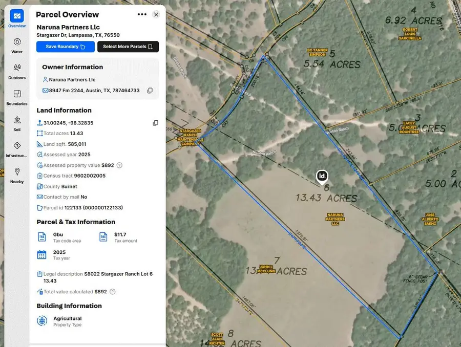 Lot 6 Stargazer Dr, Lampasas, TX 76550 - Image #3