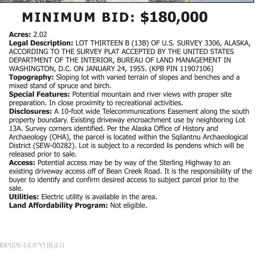 L13B Bean Creek Road, Cooper Landing, AK 99572 - #3