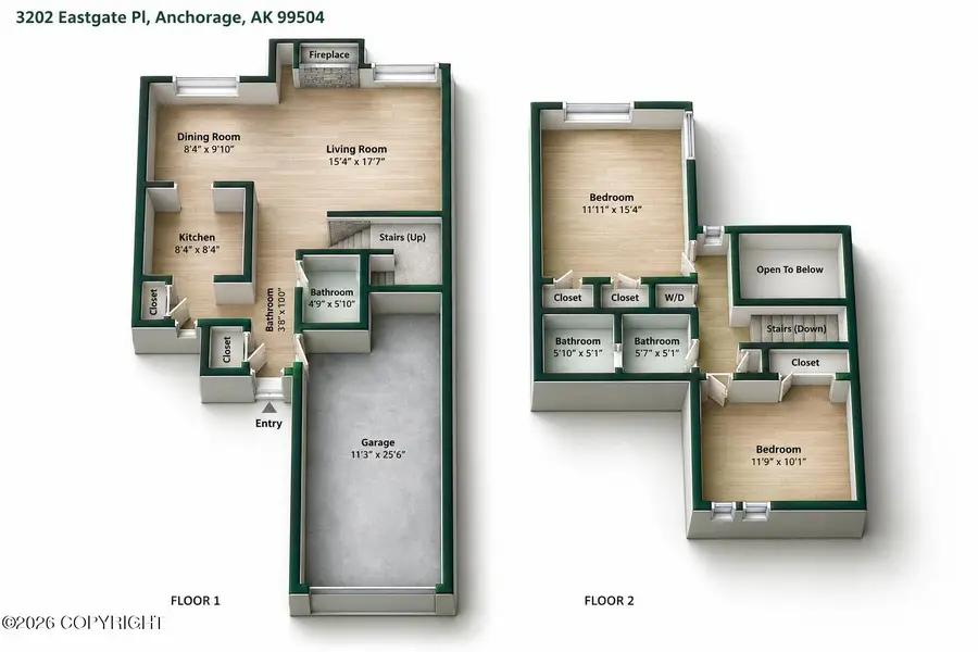 3202 Eastgate Place #1, Anchorage, AK 99504 - #3