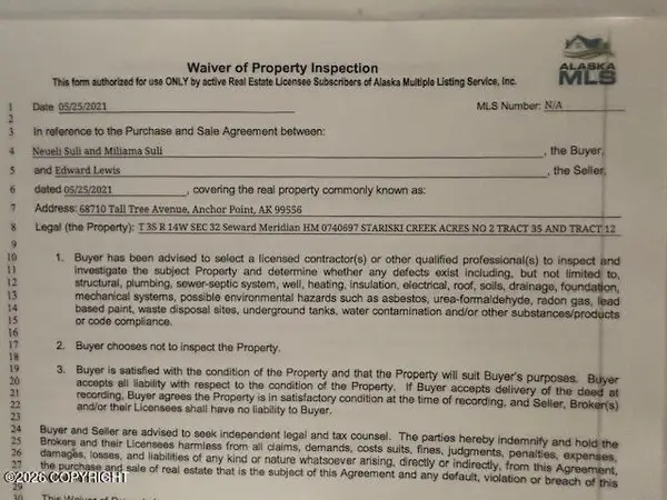 68710 Tall Tree Avenue, Anchor Point, AK 99556