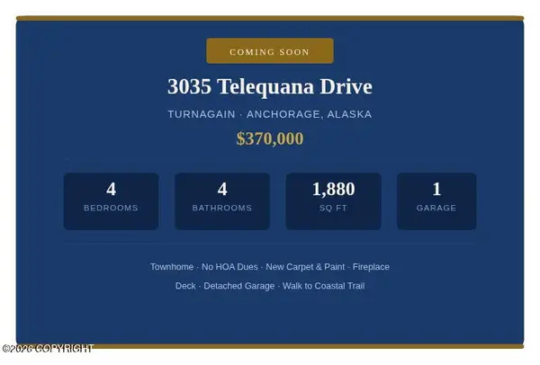 3035 Telequana Drive, Anchorage, AK 99517