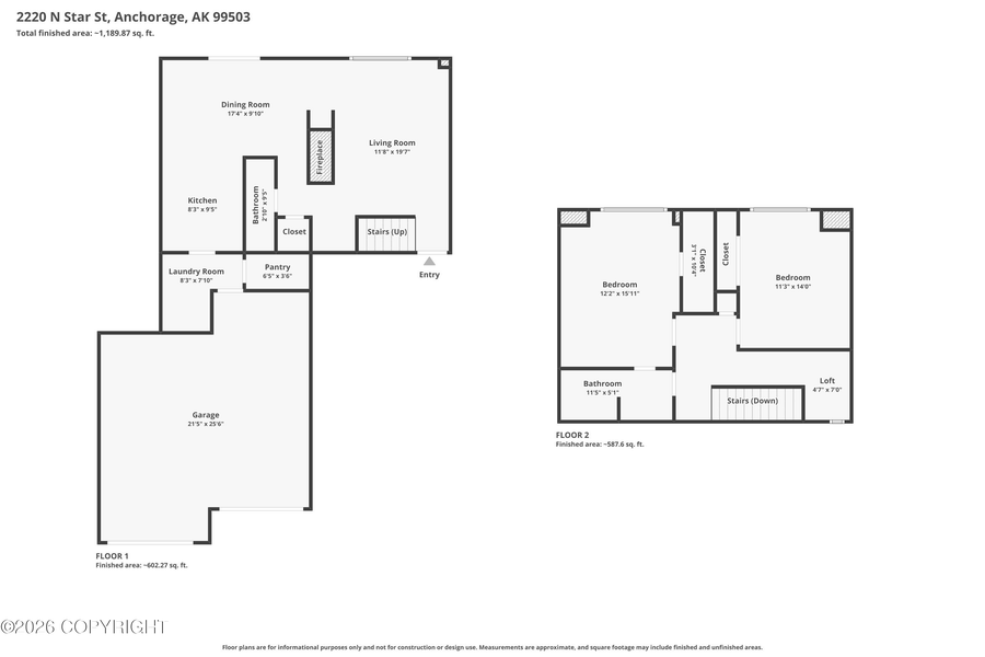 2220 N Star Street #8, Anchorage, AK 99503 - #2