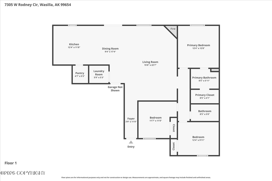 7305 W Rodney Circle, Wasilla, AK 99623 - #2