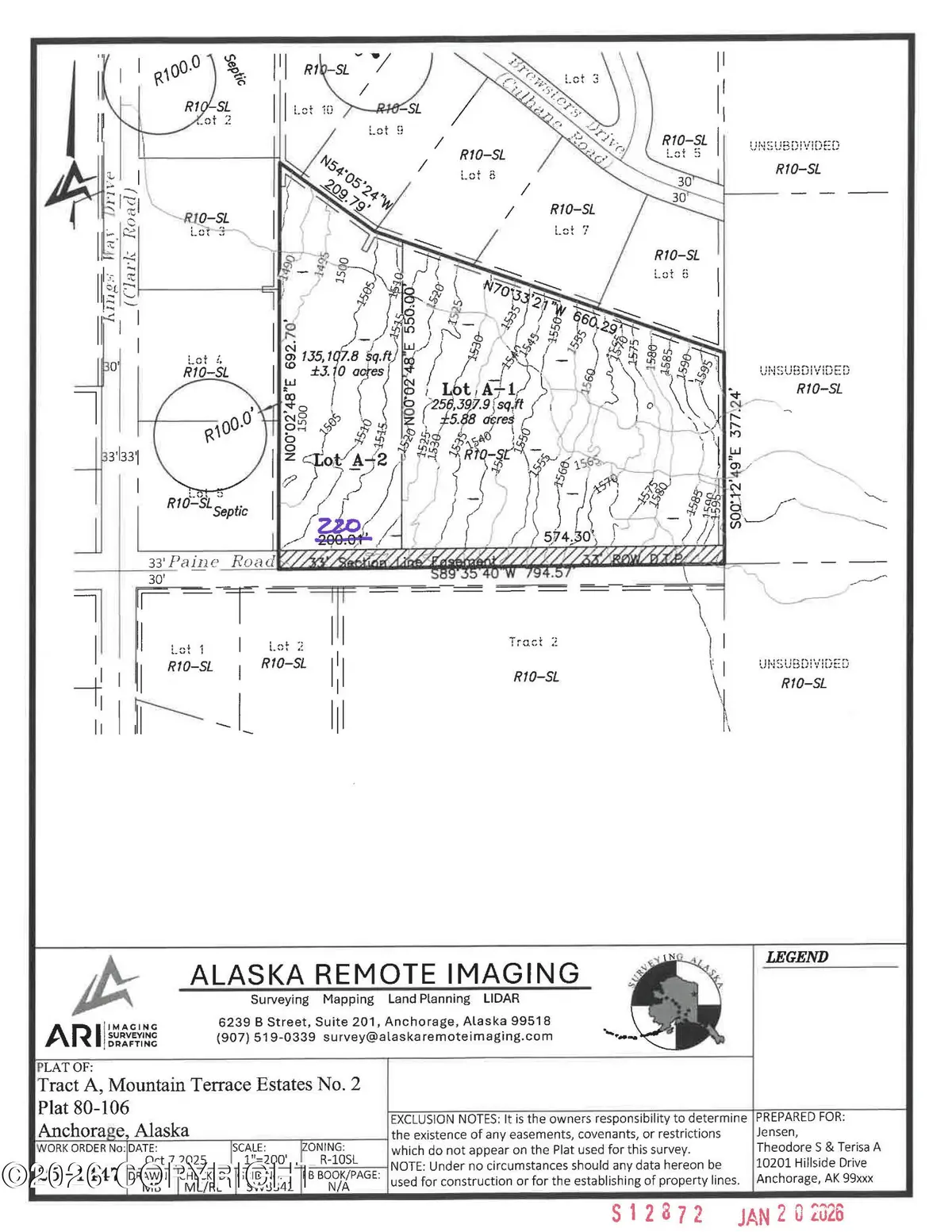 Lot A-2 Mountain Terr Est #2 Lot A-2 Road, Anchorage, AK 99516 - #1