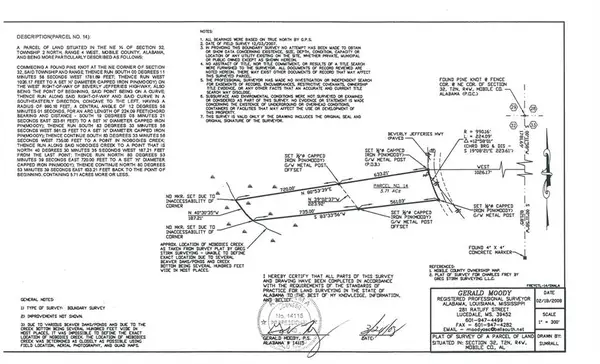0 Beverly Jeffries Highway #14, Citronelle, AL 36522