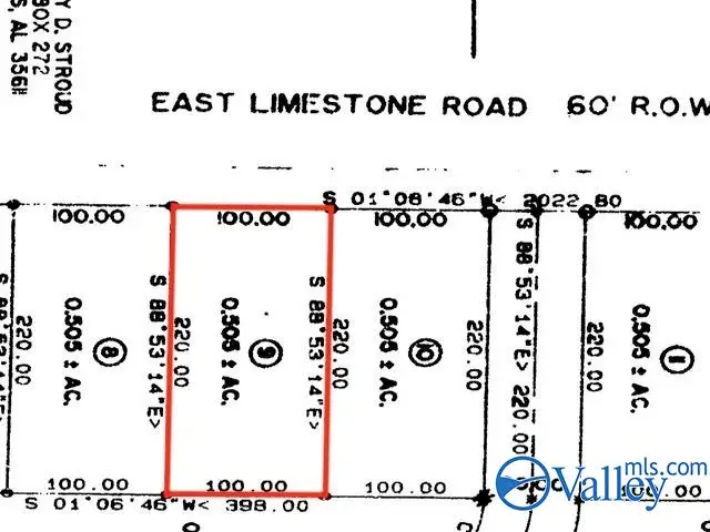 Lot 9 East Limestone Road, Toney, AL 35773 - #3
