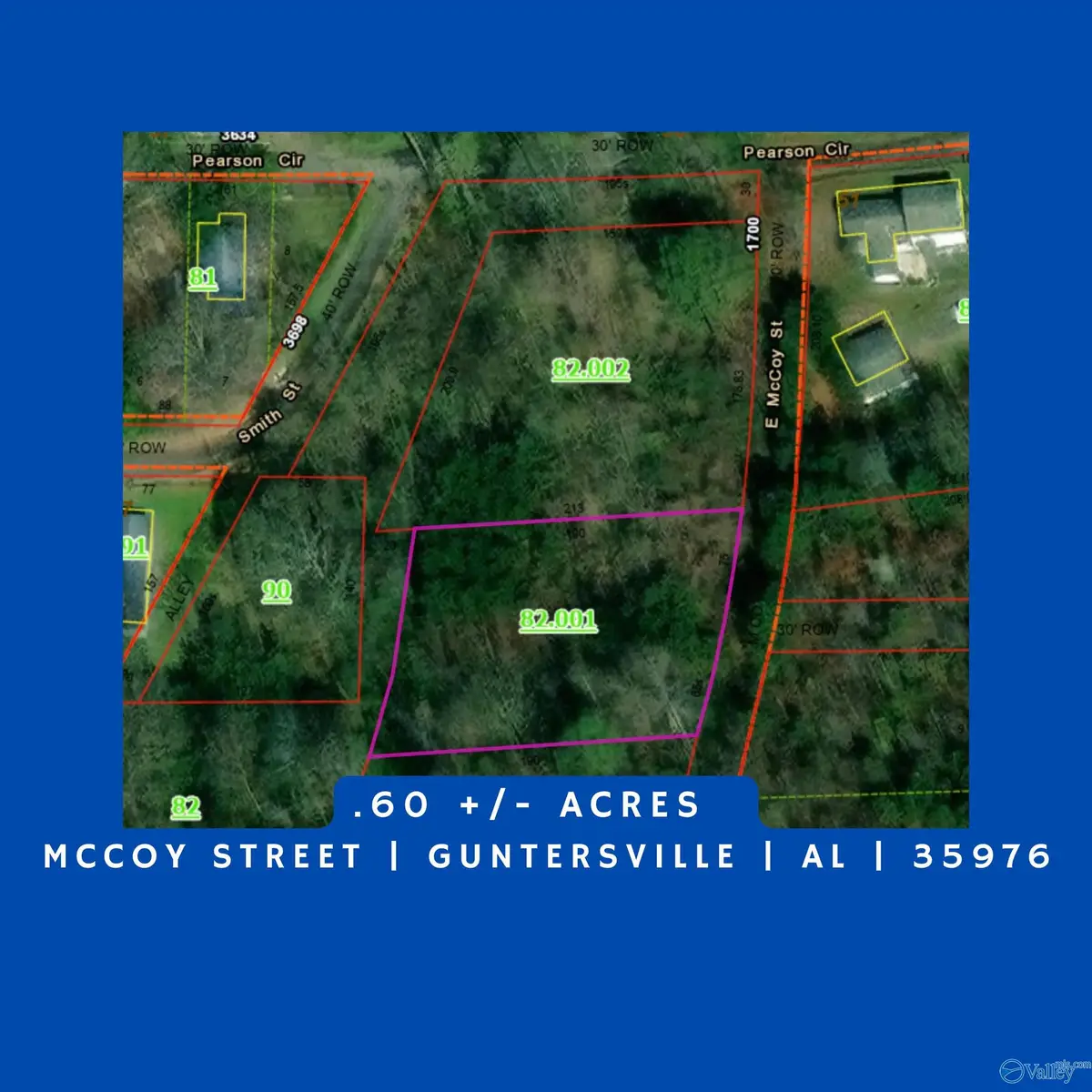 .60 +/- Lot E Mccoy Street, Guntersville, AL 35976 - #1