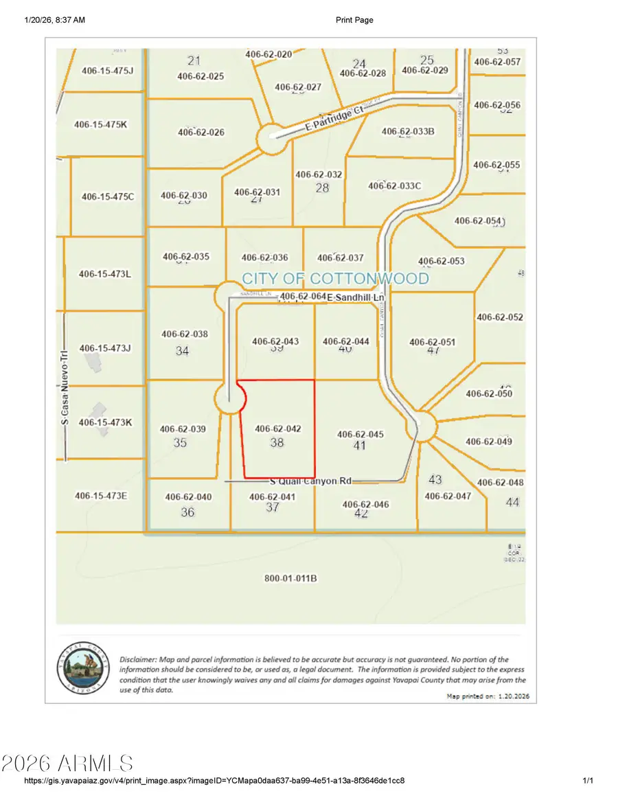 3094 S Quail Canyon Road #38, Cottonwood, AZ 86326 - #2