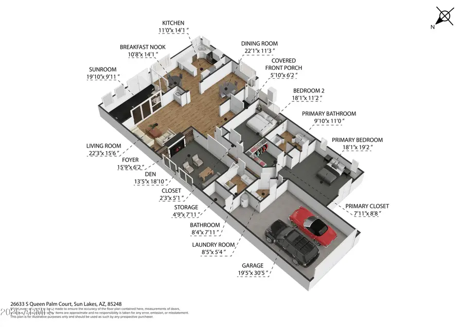 26633 S Queen Palm Court, Sun Lakes, AZ 85248 - #2
