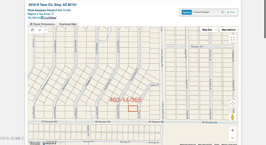 3135 N Gadsden( 8 Lots ) Drive #10, Eloy, AZ 85131 - #3