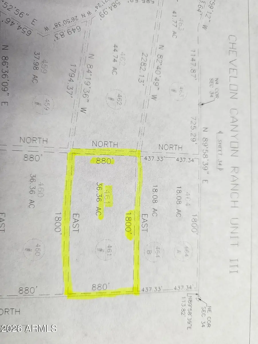 TBD Chev Cyn Ranch #3 Lot 461 -- #461, Heber, AZ 85928 - #3