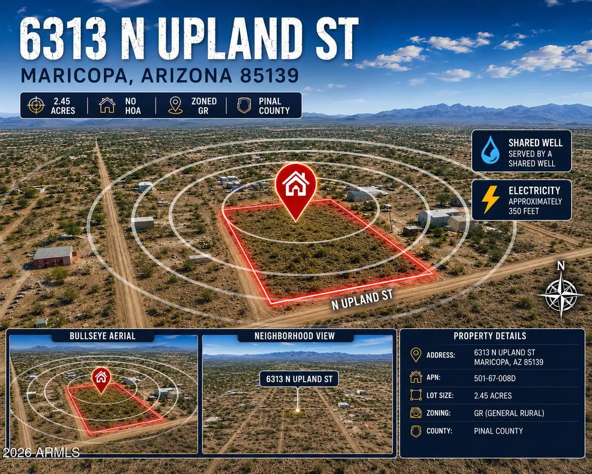 6313 N Upland Street, Maricopa, AZ 85139 - #1