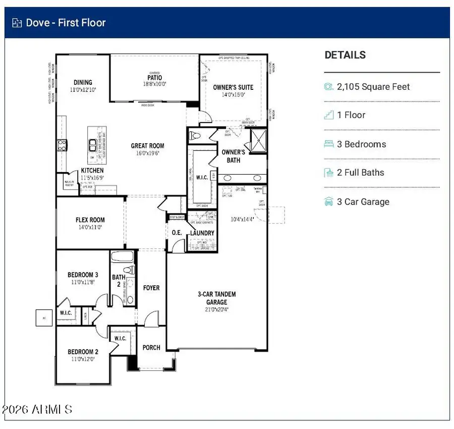 2520 E Dolcetto Drive, San Tan Valley, AZ 85143 - #2