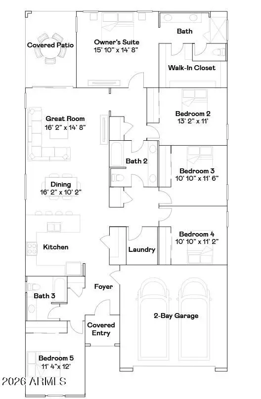 36423 W Oliveto Avenue, Maricopa, AZ 85138 - #2