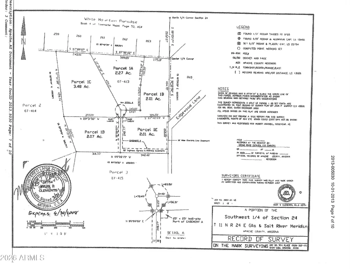Lot 1C N8689 -- #1C, Concho, AZ 85924 - #1