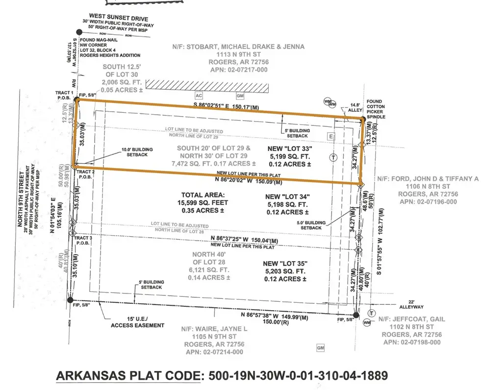 Lot 33, 1109 N 9th Street, Rogers, AR 72756 - Image #1