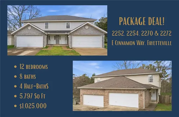 2252, 2254, 2270 & 2272 E Cinnamon Way, Fayetteville, AR 72703