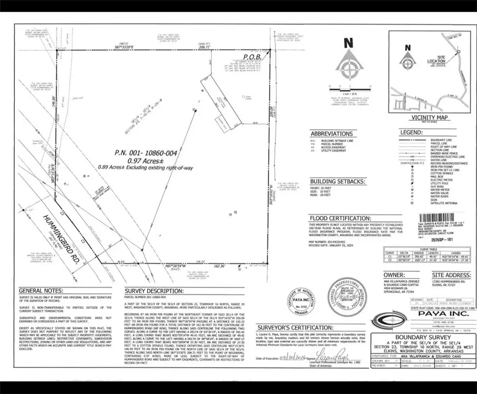 13382 Hummingbird Road, Elkins, AR 72727 - #1