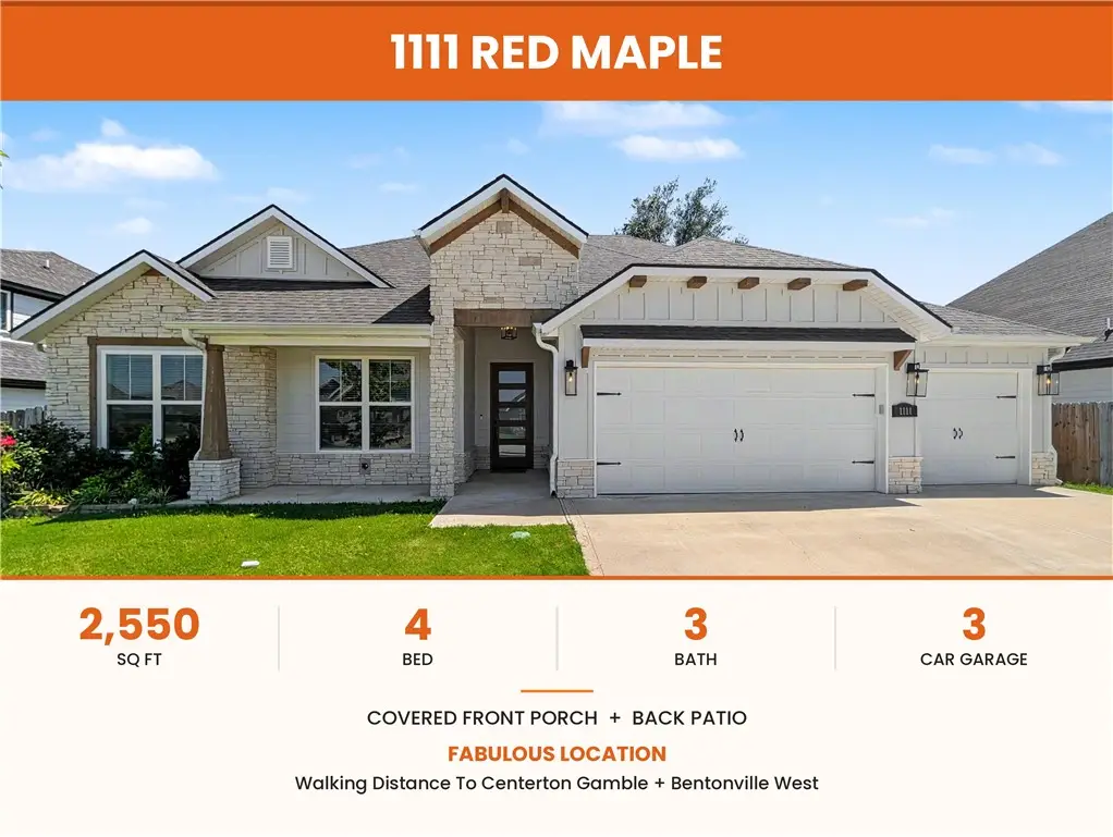 1111 Red Maple Street, Centerton, AR 72719 - #1