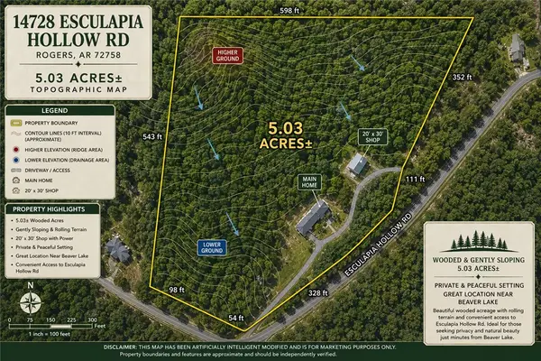 14728 Esculapia Hollow Road, Rogers, AR 72758