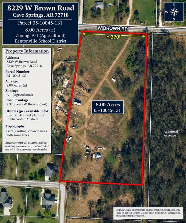 8229 W Brown Road, Cave Springs, AR 72718