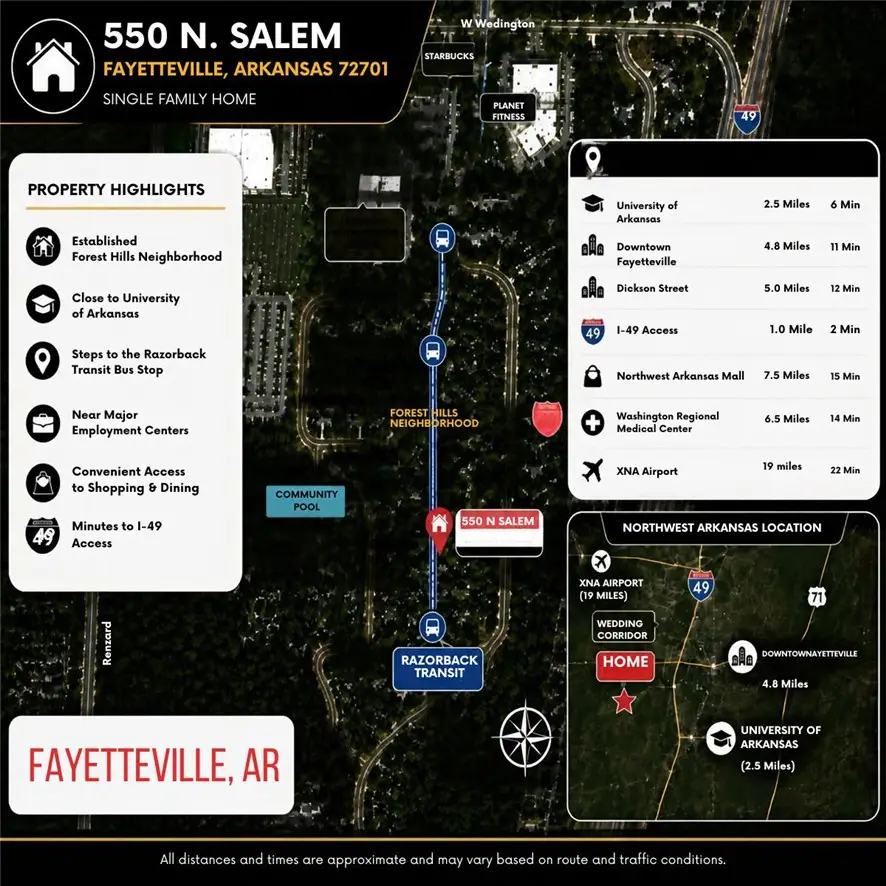 550 N Salem Road, Fayetteville, AR 72704 - #2