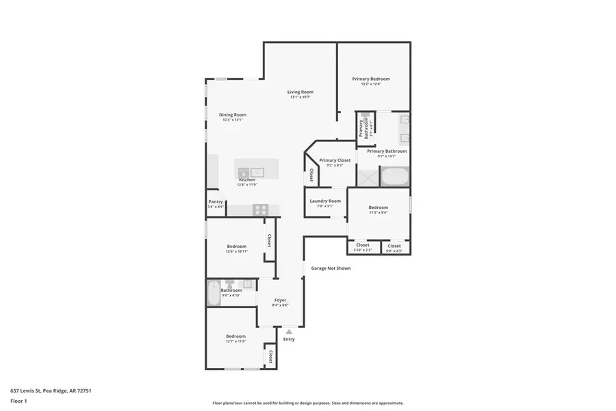 637 Lewis Street, Pea Ridge, AR 72751 - #2
