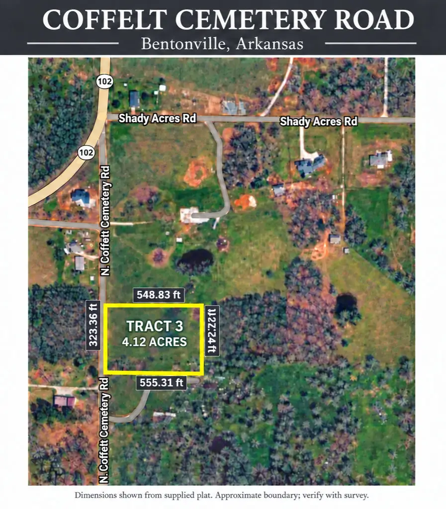 TBD 4.12 AC N Coffelt Cemetery Road, Bentonville, AR 72713 - #2