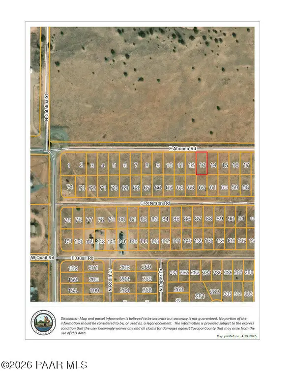155 E Ahonen Road, Paulden, AZ 86334