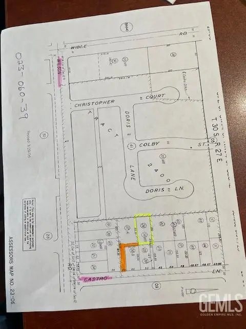 0 CASTRO LANE, Bakersfield, CA 93304 - Image #1