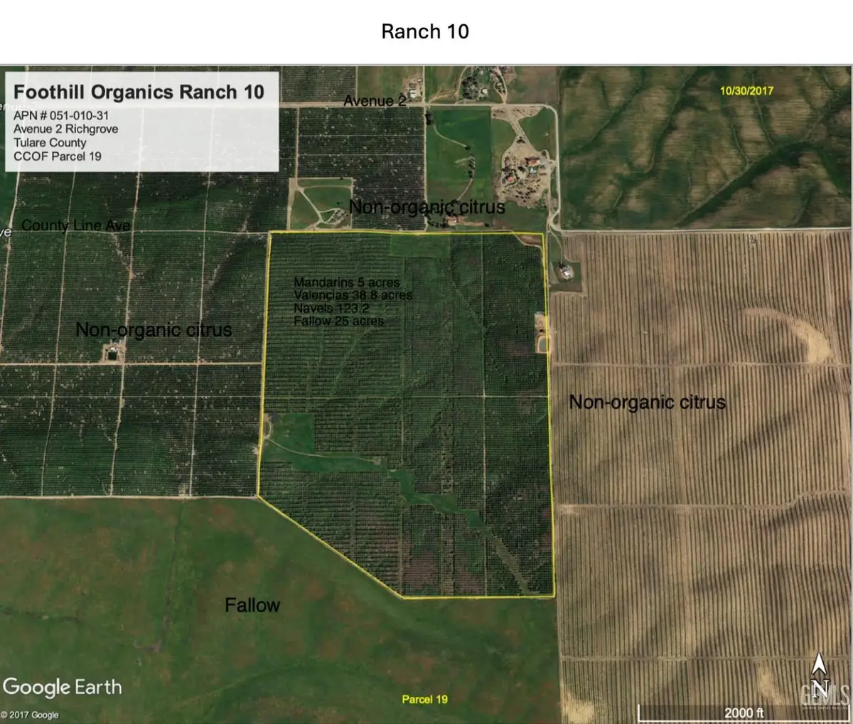 1 192AC ORGANIC CITRUS - RANCH10, Delano, CA 93215 - #1