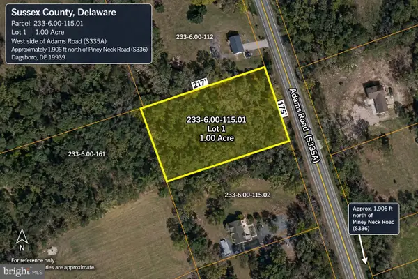 Adams Rd W #lot 1, DAGSBORO, DE 19939