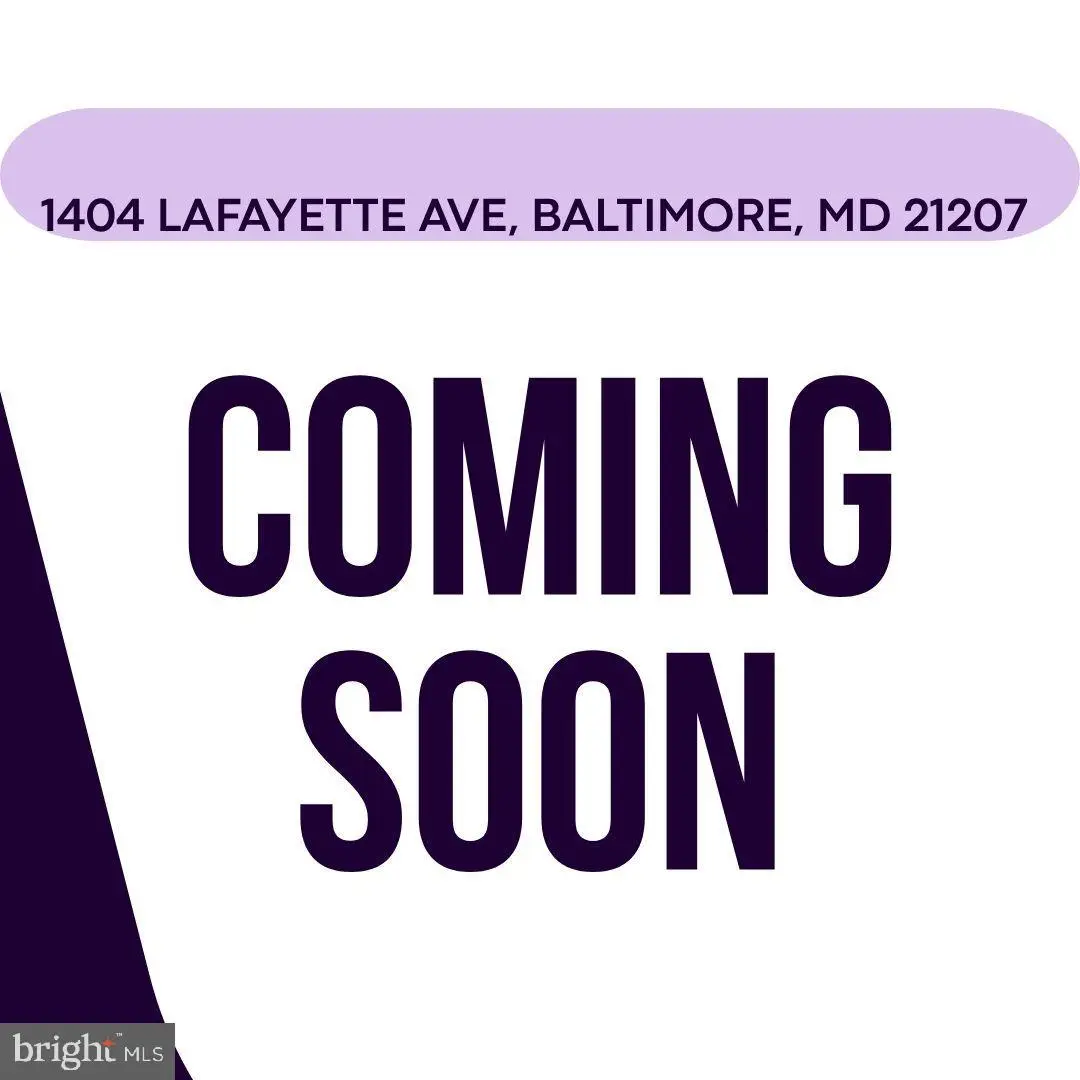 1404 Lafayette Ave, Baltimore, MD 21207 - #1