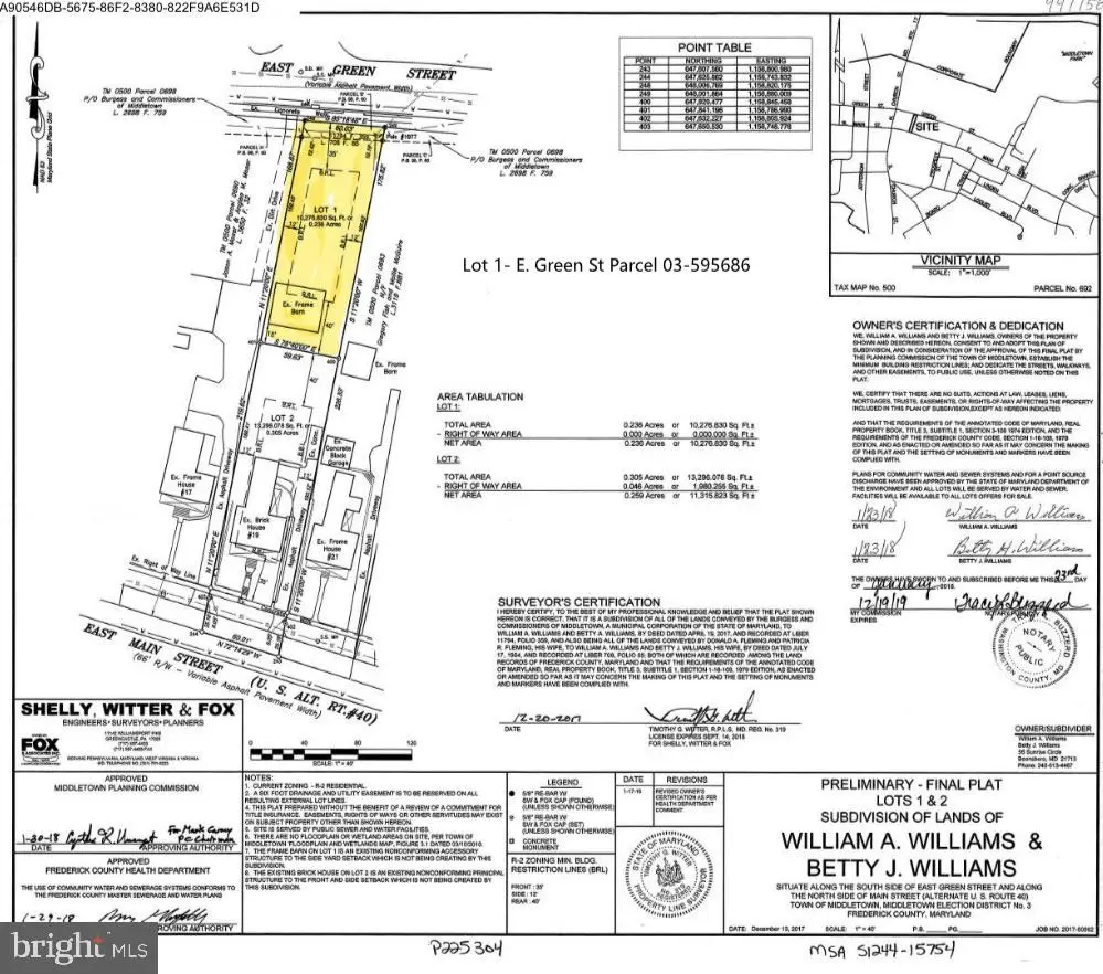 Lot 1 E Green St, Middletown, MD 21769 - #1