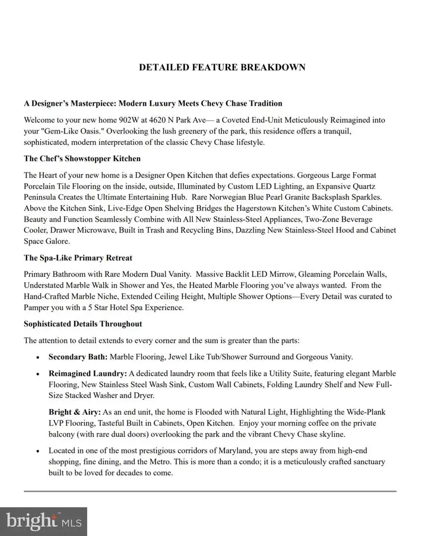 4620 N Park Ave #902w, Chevy Chase, MD 20815 - #2