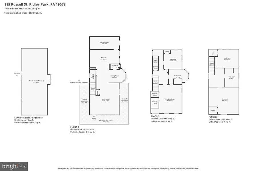 115 Russell St, Ridley Park, PA 19078 - #3