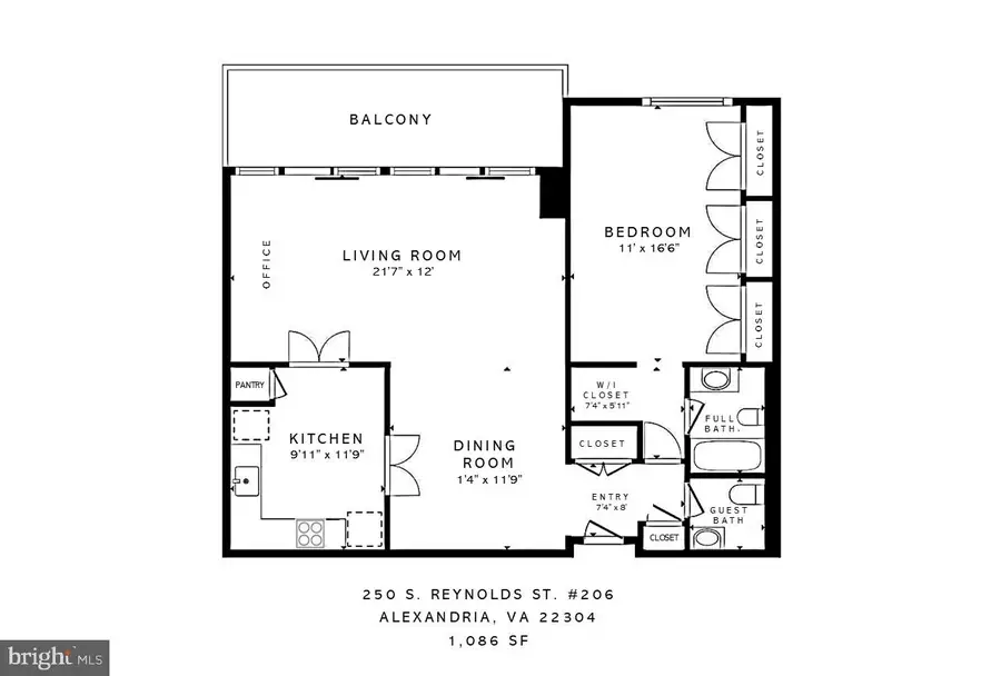 250 S Reynolds St #206, Alexandria, VA 22304 - #2