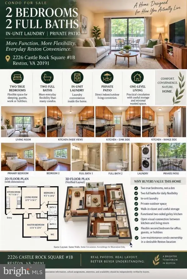 2226 Castle Rock Sq #1b, RESTON, VA 20191