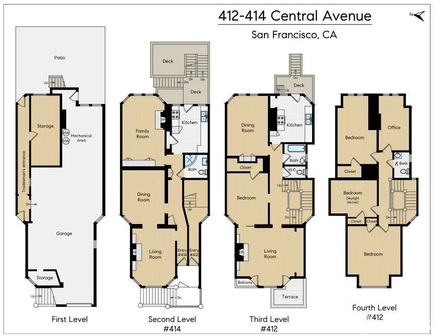 412-414 Central Avenue, San Francisco, CA 94117 - Image #2