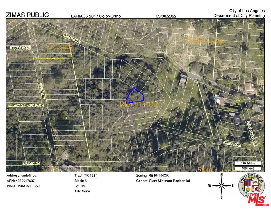 0 B/w Ortiz Ln And Quito, Los Angeles, CA 90077 - Image #1