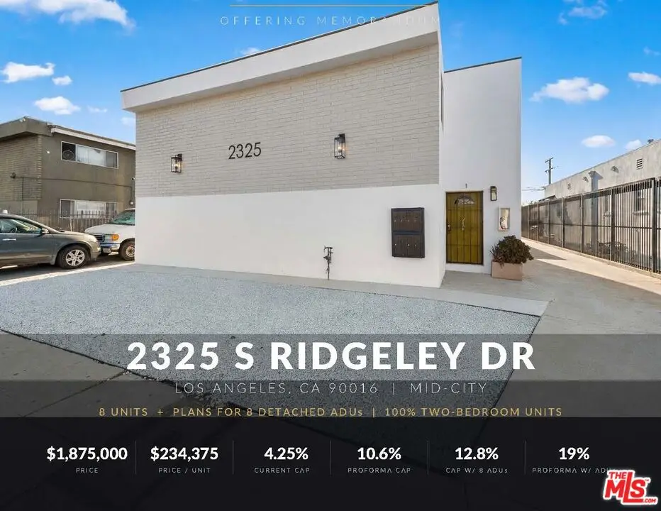 2325 S Ridgeley Drive, Los Angeles, CA 90016 - #1