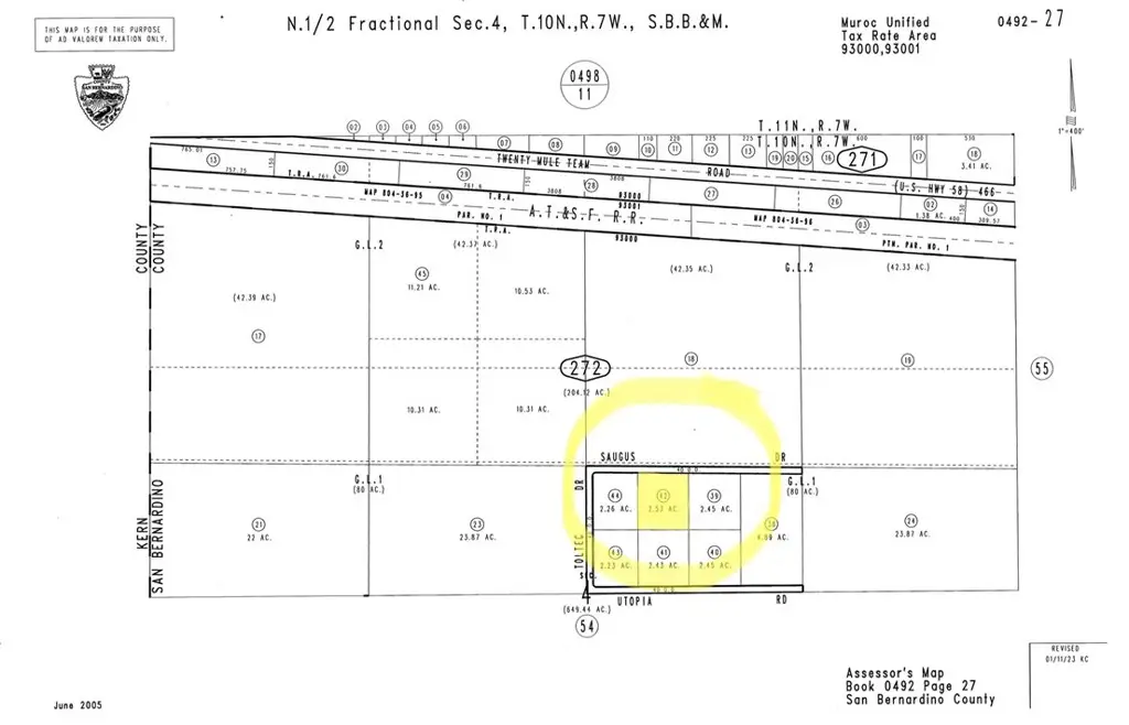 0 So. Of Hwy 58 #1, Boron, CA 93516 - #1